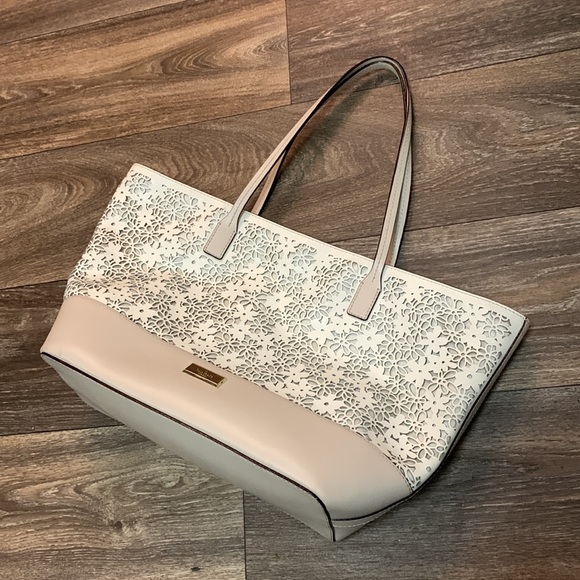 kate spade Handbags - kate spade Laser Cut Floral Tote